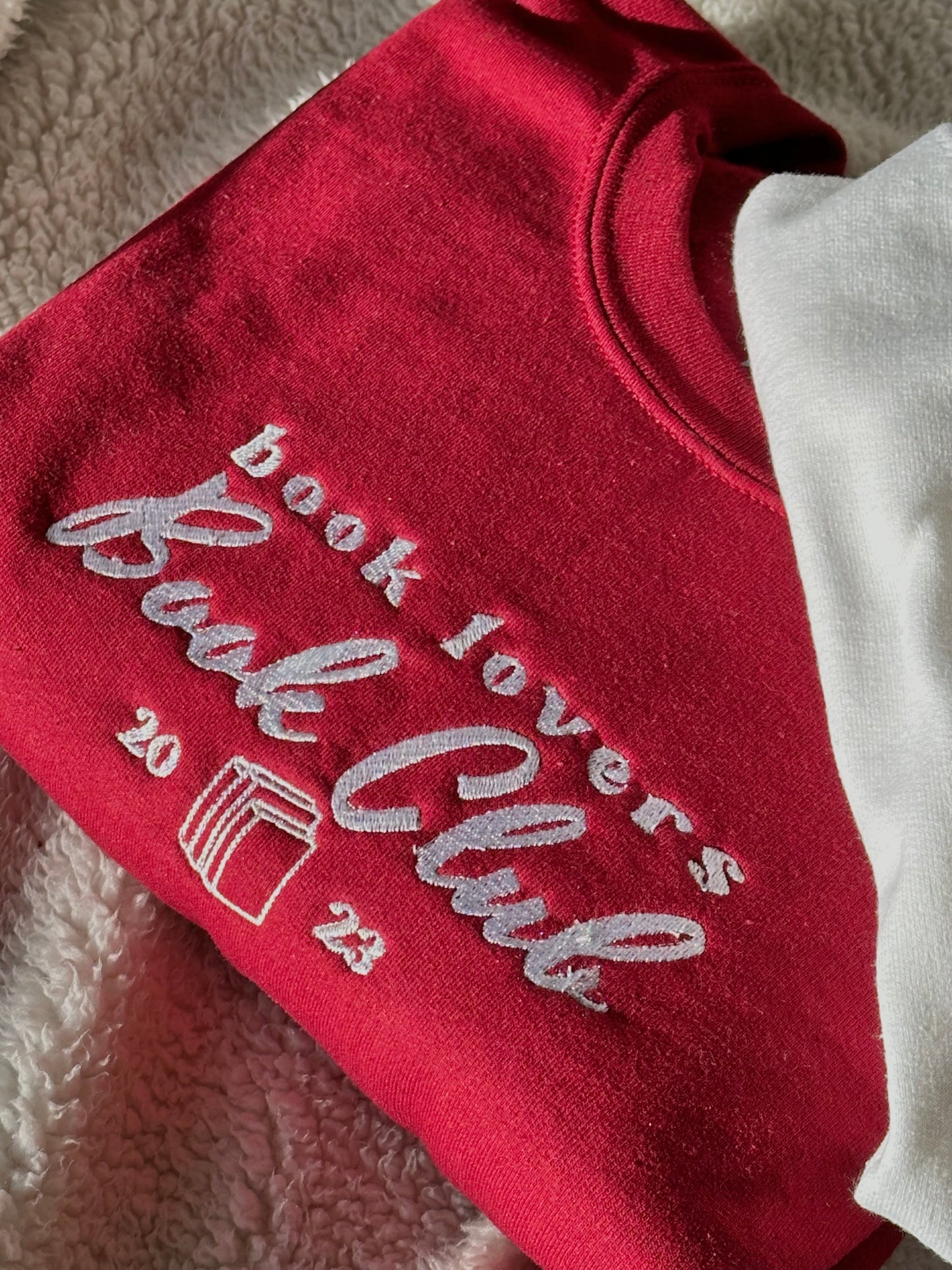 Book Lovers Book Club Embroidered Sweatshirt