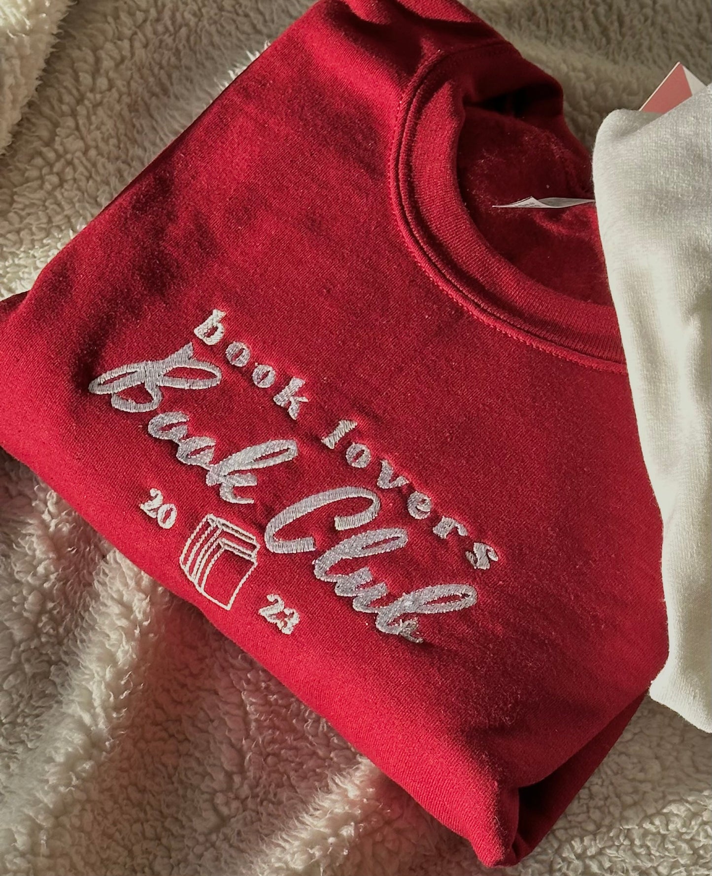 Book Lovers Book Club Embroidered Sweatshirt