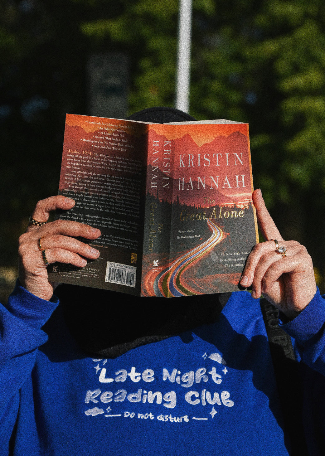 Late Night Reading Club Embroidered Sweatshirt