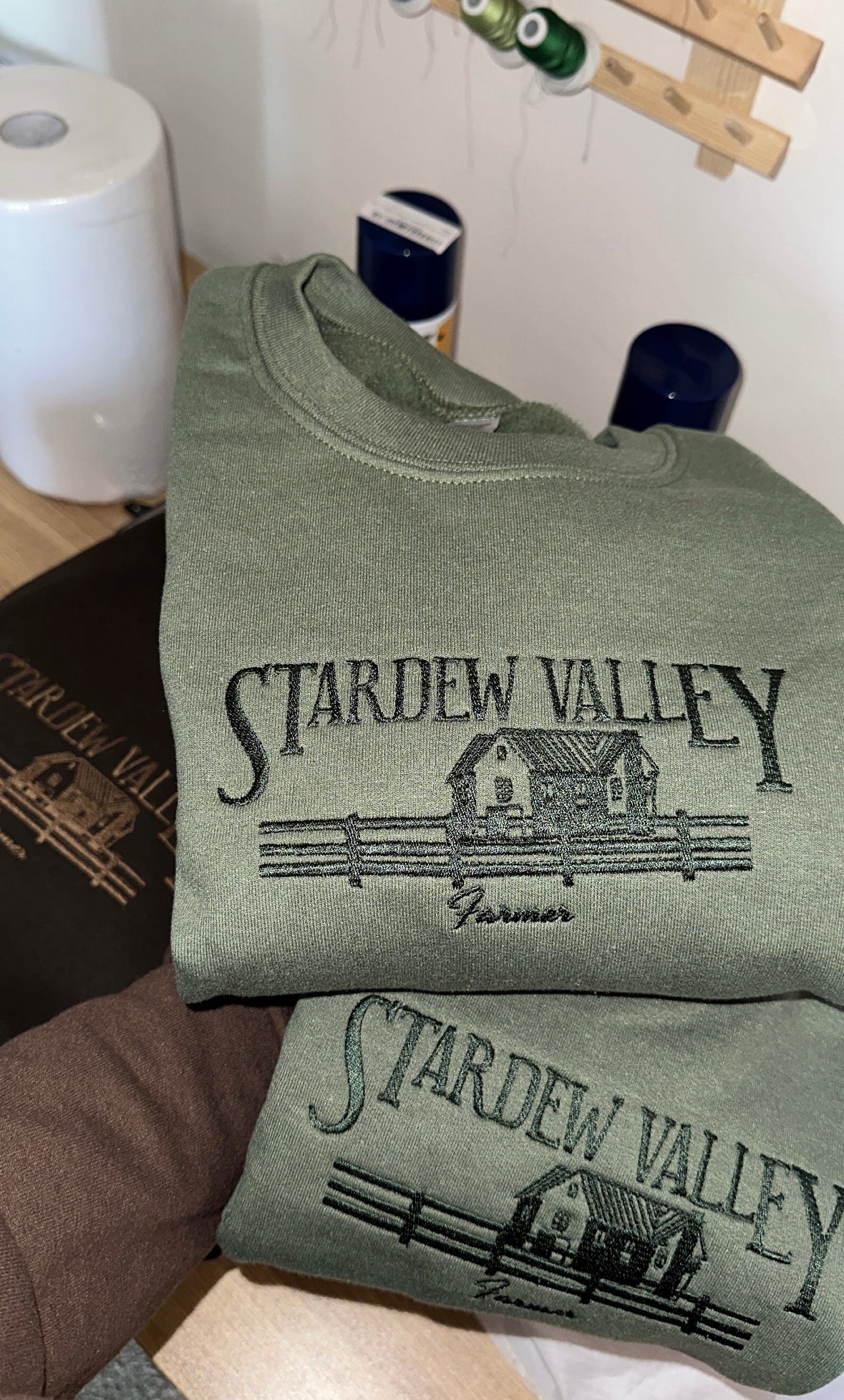 Sage Stardew Valley Farmer Sweatshirt