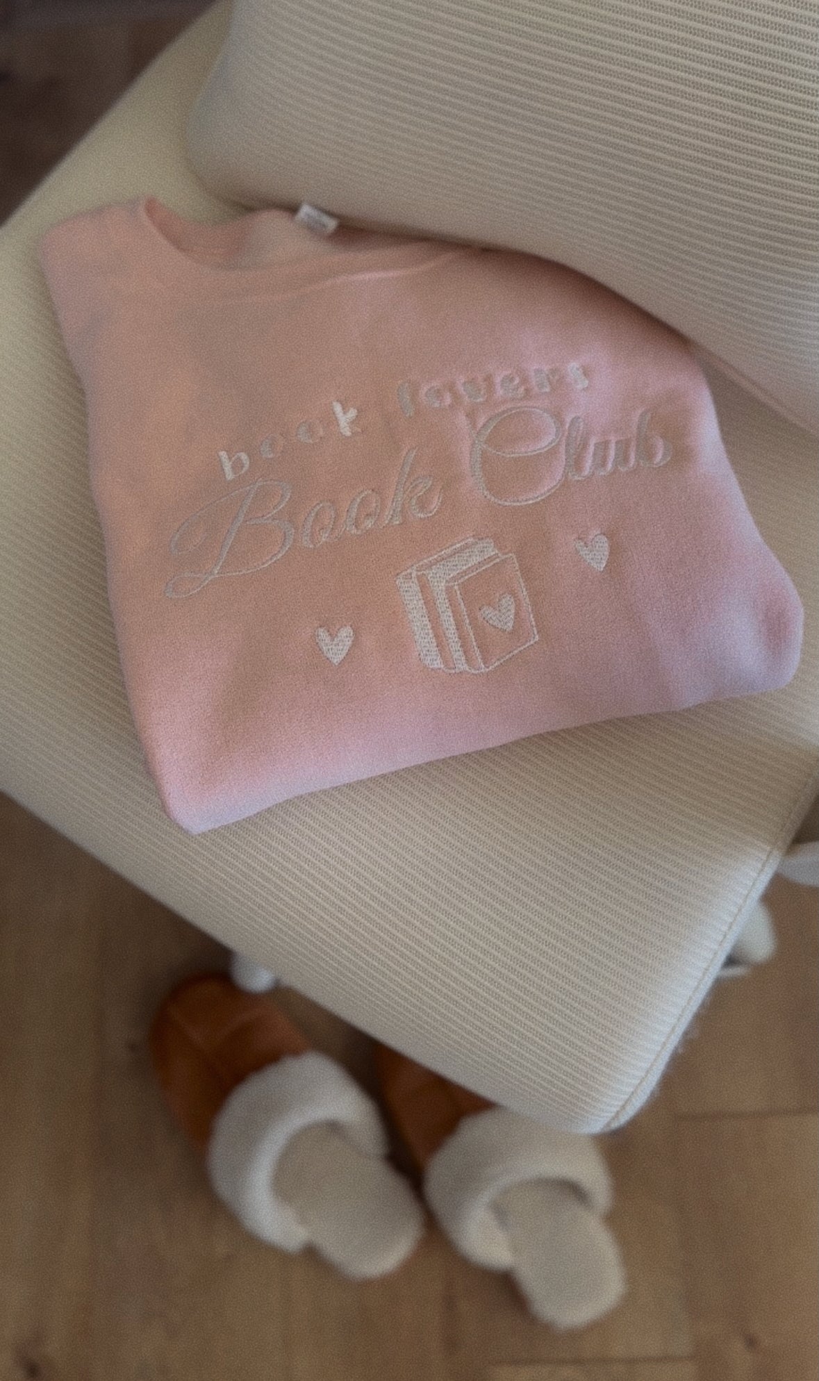 Book Lovers Book Club Embroidered Sweatshirt