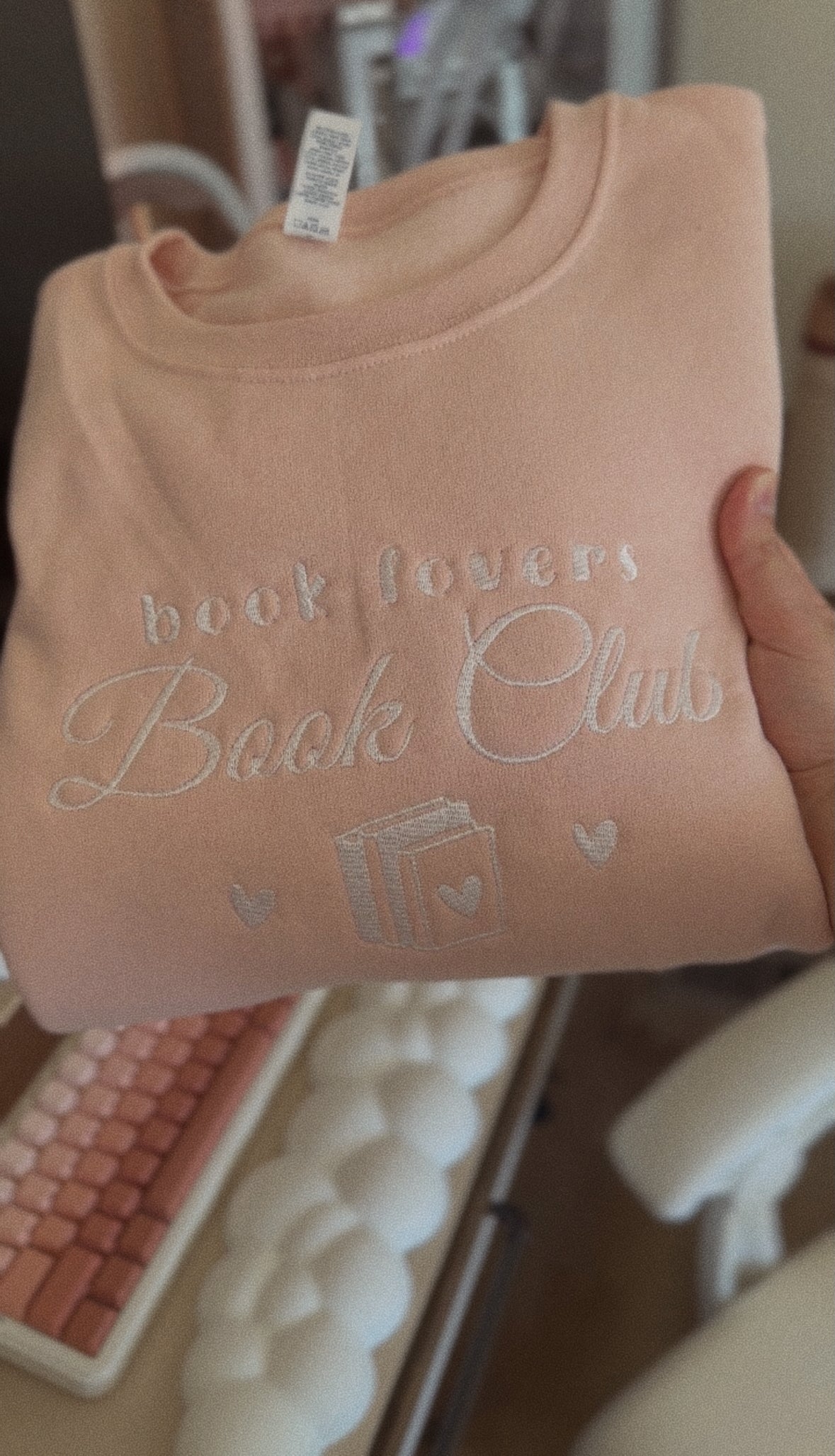 Book Lovers Book Club Embroidered Sweatshirt